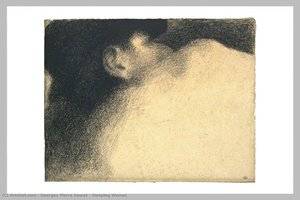 Sleeping Woman — Georges Seurat, Neo-impressionism