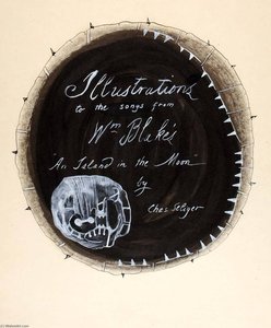 Title Page, Illustrations To The Songs From William Blake's Island In The Moon — Charles Seliger