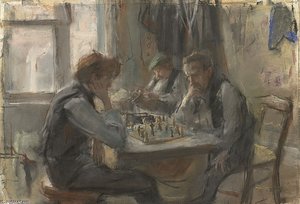 The Chess Players — Isaac Lazarus Israels