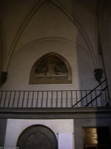 Sagrestia di santa trinita, zona lavabo 02, cristo in pietà di Niccolò di Tommaso