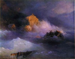 Shipwreck — Ivan Konstantinovich Aivazovsky