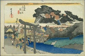 6th Station, Fujisawa — Ando Hiroshige