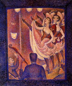 Study For Le Chahut 1 — Georges Seurat, Neo-impressionism