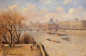The Raised Terrace Of The Pont Neuf — Camille Pissarro