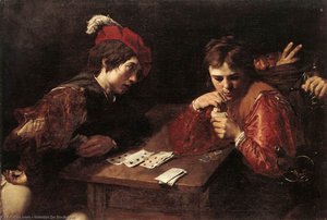 Card-sharpers — Valentin De Boulogne
