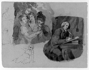 Sketch 55 — Thomas Sully, Neoclassicism
