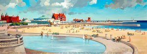 Gorleston On Sea, Norfolk (british Railways Carriage Print Original) — Frederick Donald Blake