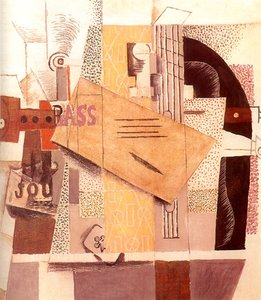 Still Life The Violin — Pablo Picasso, Cubism