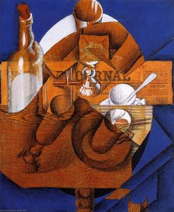 Glass, Cup And Bottle — Juan Gris