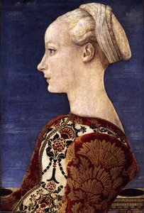 Portrait Of A Young Woman — Antonio Del Pollaiuolo, Baroque Renaissance