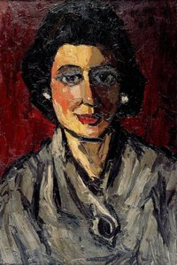 Young Woman Looking Forward — John Kyffin Williams