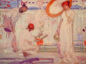 Three Girls — James Abbott Mcneill Whistler, Tonalist Aestheticism