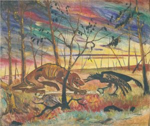 Dog And Raven — Aksel Waldemar Johannessen