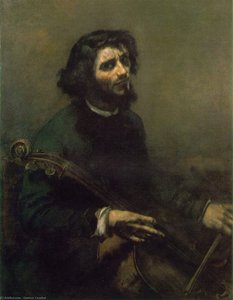 Cellist — Gustave Courbet