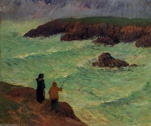 The Cliffs Near The Sea — Henri Moret