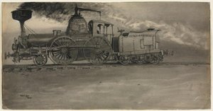 Old Locomotive — Lyonel Feininger