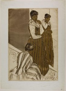 The Fitting 1 — Mary Stevenson Cassatt