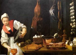 Young Woman In The Kitchen — Andrea Commodi