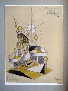 Set Design For George Bernard Shaw’s — Sergei Eisenstein