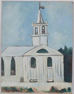Church At Head Tide, Maine — Marsden Hartley