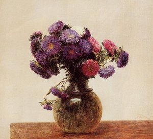 Queens Daisies — Henri Fantin-latour