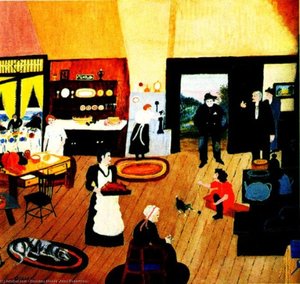 The Tramp At Christmas — Grandma Moses