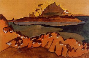 The Ile De La Douane, The Mouthe Of The Trieux River — Paul Sérusier, Post-impressionism