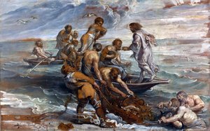 The Miraculous Draught Of Fishes — Peter Paul Rubens, Baroque