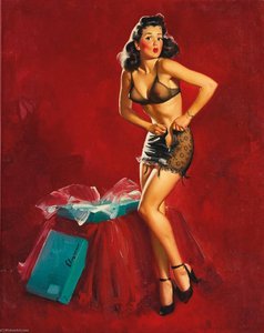 I Must Be Going To Waist (waisted Effort) — Gilette Elvgren
