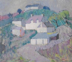 Houses At Ashkirk — Anne Redpath