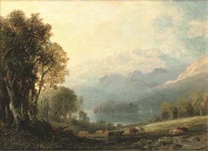View Of Loch Katrine, Perthshire, With Ben Venue Beyond — Anthony Vandyke Copley Fielding