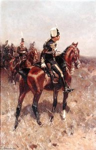 A Sergeant Of The 19th Hussars On Horseback