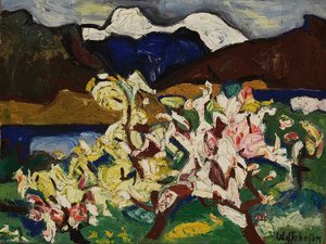 Snow Peaks And Blossoms — William H. Johnson, Modernism