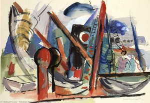 Port Of Dieppe — Abraham Rattner