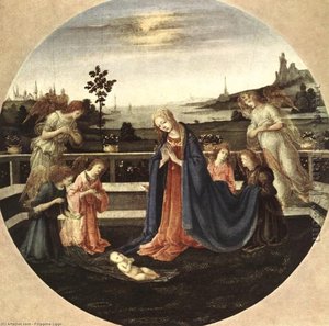 Adoration Of The Child 1 — Filippino Lippi