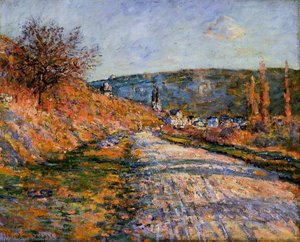 The Road To Vetheuil — Claude Monet