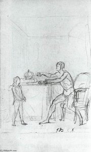 Louis Xvi Showing The Constitution To His Son, The Dauphin — Jacques-louis David