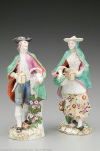Figure Of Street Vendor — Chelsea Porcelain Factory