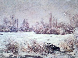 The Frost — Claude Monet