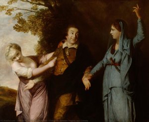 David Garrick (1716–1779), Between Tragedy And Comedy — Sir Joshua Reynolds