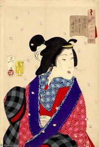 Looking Eager To Meet — Tsukioka Yoshitoshi, Ukiyo-e