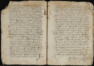 Carta De Arras De Fernando De Magallanes En Favor De Su Prometida — Bernal González De Vallecillo (public Notary)