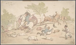 Going To Ivy Bridge — Thomas Rowlandson