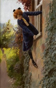 Leaving By The Window — Percy Tarrant