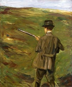 A Hunter In The Dunes — Max Liebermann