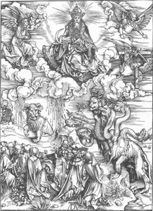 The Revelation Of St John: 12. The Sea Monster And The Beast With The Lamb's Horn — Albrecht Dürer, Northern Renaissance