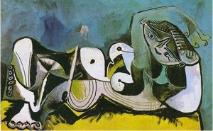 Lying Female Nude — Pablo Picasso