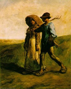The Walk To Work (le Depart Pour Le Travail) — Jean-françois Millet, Realism
