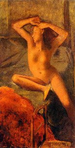 Nude With Arms Raised — Balthus, Symbolism