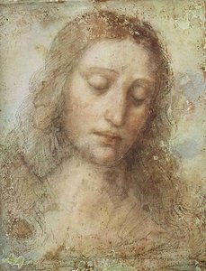 Studyes-woman's Head — Leonardo Da Vinci